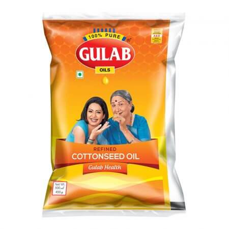 Gulab Health Refined Cottonseed Oil 500 Ml Pouch-0