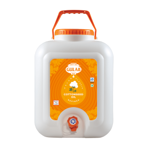 cotton seed 15kg oil tap jar front